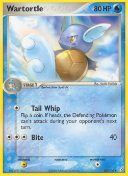 Wartortle - EX Crystal Guardians (Uncommon) [CG-43]