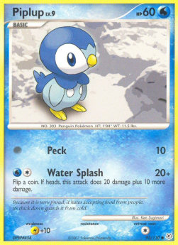 Piplup Lv.9 - Diamond & Pearl (Common) [DP-93]