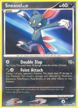 Sneasel Lv.21 - Diamond & Pearl (Common) [DP-100]