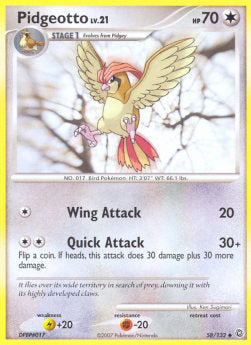 Pidgeotto Lv.21 - Secret Wonders (Uncommon) [SW-58]