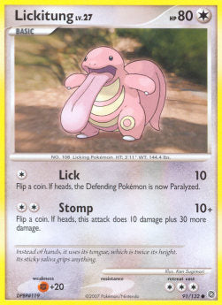 Lickitung Lv.27 - Secret Wonders (Common) [SW-91]
