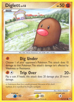 Diglett Lv.13 - Platinum (Common) [PL-72]