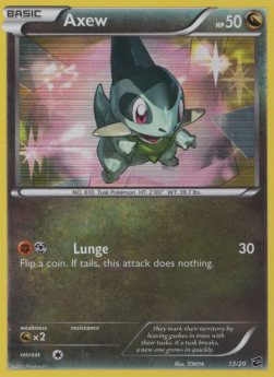 Axew - Dragon Vault (Holo Rare) [DRV-13]