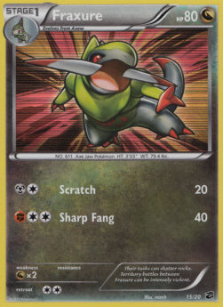 Fraxure - Dragon Vault (Holo Rare) [DRV-15]