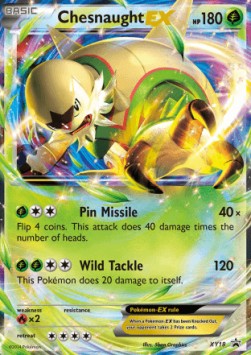 Chesnaught EX - XY Black Star Promos (Promo) [XYPR-18]
