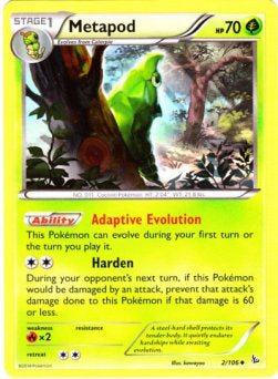 Metapod - Flashfire (Uncommon) [FLF-2]