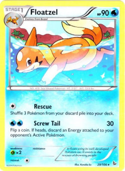 Floatzel - Flashfire (Rare) [FLF-29]
