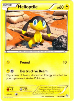 Helioptile - Flashfire (Common) [FLF-36]