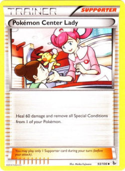 Pokémon Center Lady - Flashfire (Uncommon) [FLF-93]