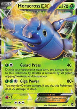 Heracross EX - Furious Fists (Ultra Rare) [FFI-4]