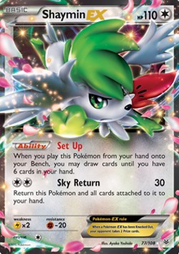 Shaymin EX - Roaring Skies (Ultra Rare) [ROS-77]