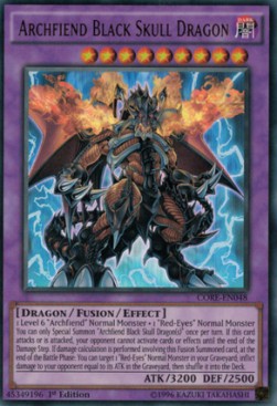 Archfiend Black Skull Dragon (V.1 - Ultra Rare) - Clash of Rebellions (Ultra Rare) [CORE-048]