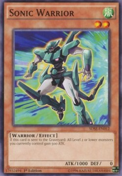 Sonic Warrior - Structure Deck: Synchron Extreme (Common) [SDSE-012]