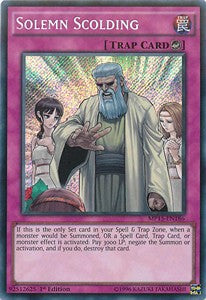 Solemn Scolding - 2015 Mega-Tin Mega Pack (Secret Rare) [MP15-186]