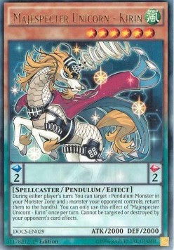 Majespecter Unicorn - Kirin - Dimension of Chaos (Rare) [DOCS-029]