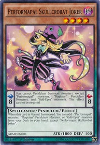 Performapal Skullcrobat Joker - Structure Deck: Master of Pendulum (Common) [SDMP-006]