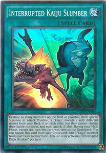 Interrupted Kaiju Slumber - Breakers of Shadow (Super Rare) [BOSH-089]