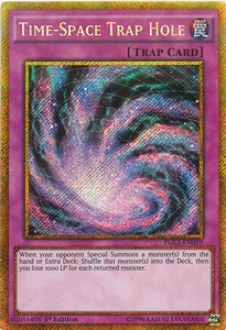 Time-Space Trap Hole - Premium Gold: Infinite Gold (Gold Secret Rare) [PGL3-039]