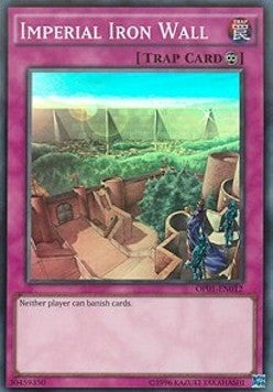 Imperial Iron Wall - OTS Tournament Pack 1 (Super Rare) [OP01-012]