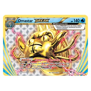 Omastar BREAK - Fates Collide (Holo Rare) [FCO-19]