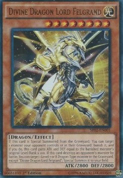 Divine Dragon Lord Felgrand - Structure Deck: Rise of the True Dragons (Ultra Rare) [SR02-001]