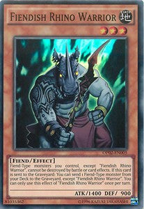 Fiendish Rhino Warrior - OTS Tournament Pack 2 (Super Rare) [OP02-005]