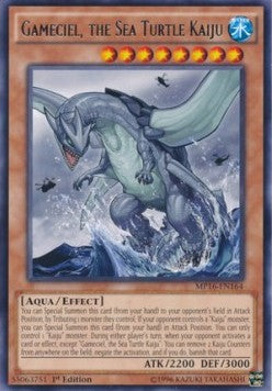 Gameciel, the Sea Turtle Kaiju - 2016 Mega-Tin Mega Pack (Rare) [MP16-164]