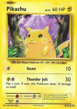 Pikachu - Evolutions (Common) [EVO-35]