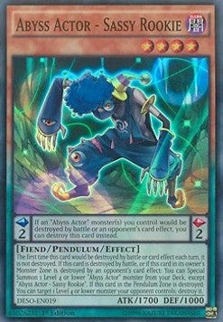 Abyss Actor - Sassy Rookie - Destiny Soldiers (Super Rare) [DESO-019]