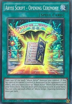 Abyss Script - Opening Ceremony - Destiny Soldiers (Super Rare) [DESO-024]