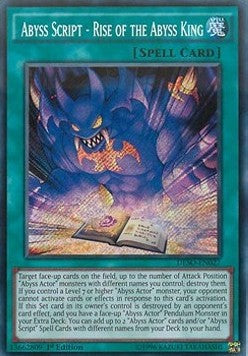 Abyss Script - Rise of the Abyss King - Destiny Soldiers (Secret Rare) [DESO-027]