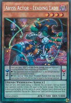 Abyss Actor - Leading Lady - Destiny Soldiers (Secret Rare) [DESO-021]