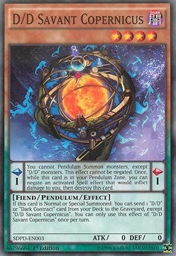 D/D Savant Copernicus - Structure Deck: Pendulum Domination (Common) [SDPD-003]
