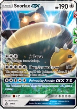 Snorlax GX - SM Black Star Promos (Promo) [SM-05]