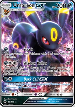Umbreon GX - Sun & Moon (Ultra Rare) [SUM-80]