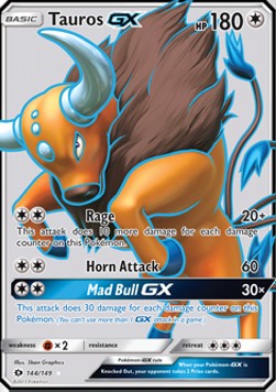 Tauros GX - Sun & Moon (Ultra Rare) [SUM-144]