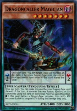 Dragoncaller Magician - Raging Tempest (Super Rare) [RATE-001]