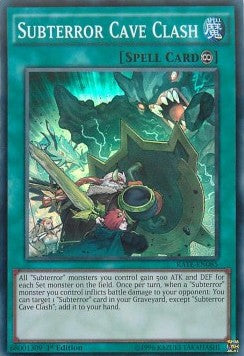 Subterror Cave Clash - Raging Tempest (Super Rare) [RATE-085]