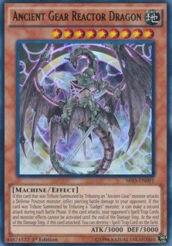 Ancient Gear Reactor Dragon - Structure Deck: Machine Reactor (Ultra Rare) [SR03-001]