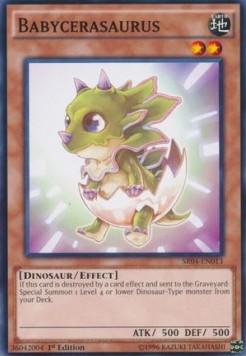 Babycerasaurus - Structure Deck: Dinosmasher's Fury (Common) [SR04-013]