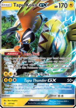 Tapu Koko GX - Guardians Rising (Ultra Rare) [GRI-47]