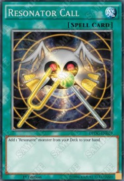 Resonator Call - Duelist Pack: Dimensional Guardians (Rare) [DPDG-029]