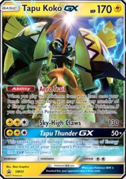 Tapu Koko GX - SM Black Star Promos (Promo) [SM-33]
