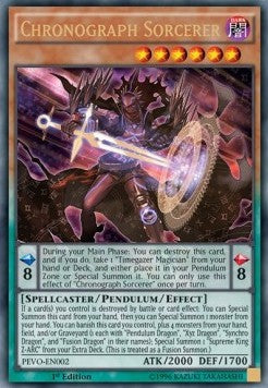 Chronograph Sorcerer - Pendulum Evolution (Ultra Rare) [PEVO-002]