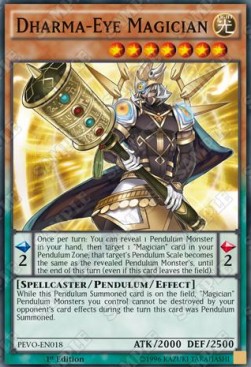 Dharma-Eye Magician - Pendulum Evolution (Super Rare) [PEVO-018]