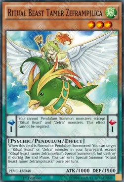 Ritual Beast Tamer Zeframpilica - Pendulum Evolution (Super Rare) [PEVO-048]