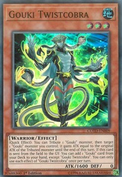 Gouki Twistcobra - Code of the Duelist (Super Rare) [COTD-009]