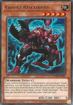Gouki Riscorpio - Code of the Duelist (Rare) [COTD-011]