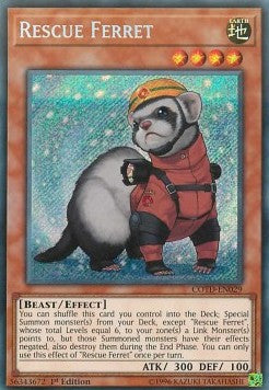 Rescue Ferret - Code of the Duelist (Secret Rare) [COTD-029]