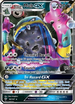 Alolan Muk GX - Burning Shadows (Ultra Rare) [BUS-84]